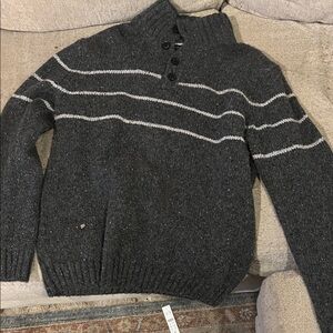Banana Republic Dark Gray Turtleneck Sweater
